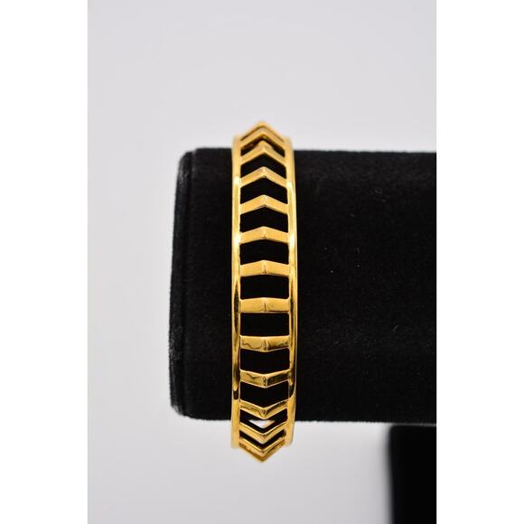 Unbranded Jewelry - Statement Cuff Bangle Bracelet Gold Tone Shiny Bin4